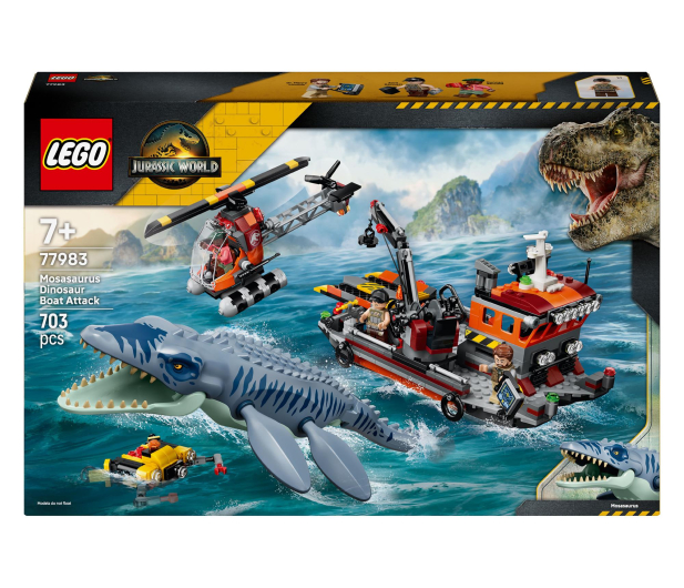 LEGO JURASSIC WORLD 77983 Atak mozazaura na łódź - 1547439 - zdjęcie
